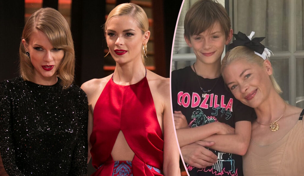 Jaime King Reveals Where She & Taylor Swift Stand After She DIDN'T Attend Travis Kelce Wedding With Her Son Leo -- The Singer's Godson!