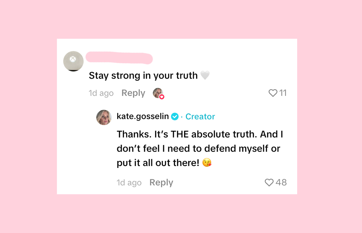 Kate Gosselin Thinks She Doesn't 'Need To Defend' Herself Ahead Of Son Collin's Explosive Tell-All Memoir!