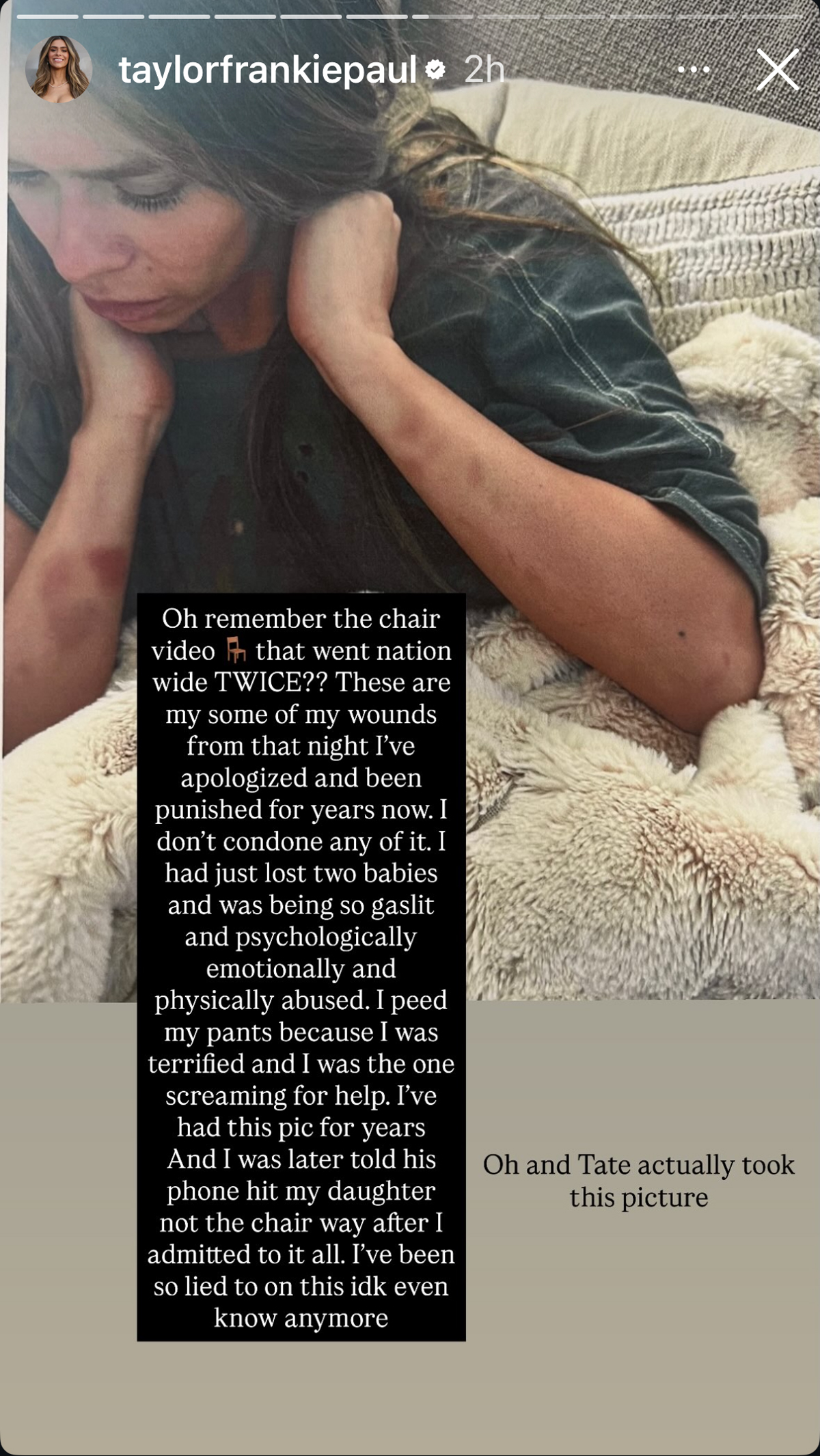 Taylor Frankie Paul Breaks Silence After Amid Baby Daddy Drama