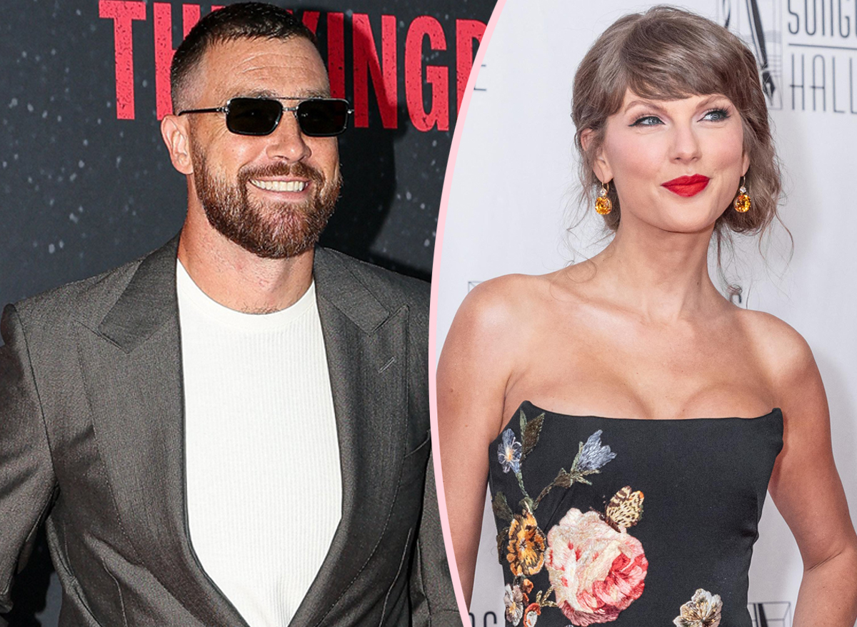 Taylor Swift & Travis Kelce Step Out As Newlyweds To Attend His Former Teammate’s Nuptials – And Debut Their Wedding Bands! – Perez Hilton