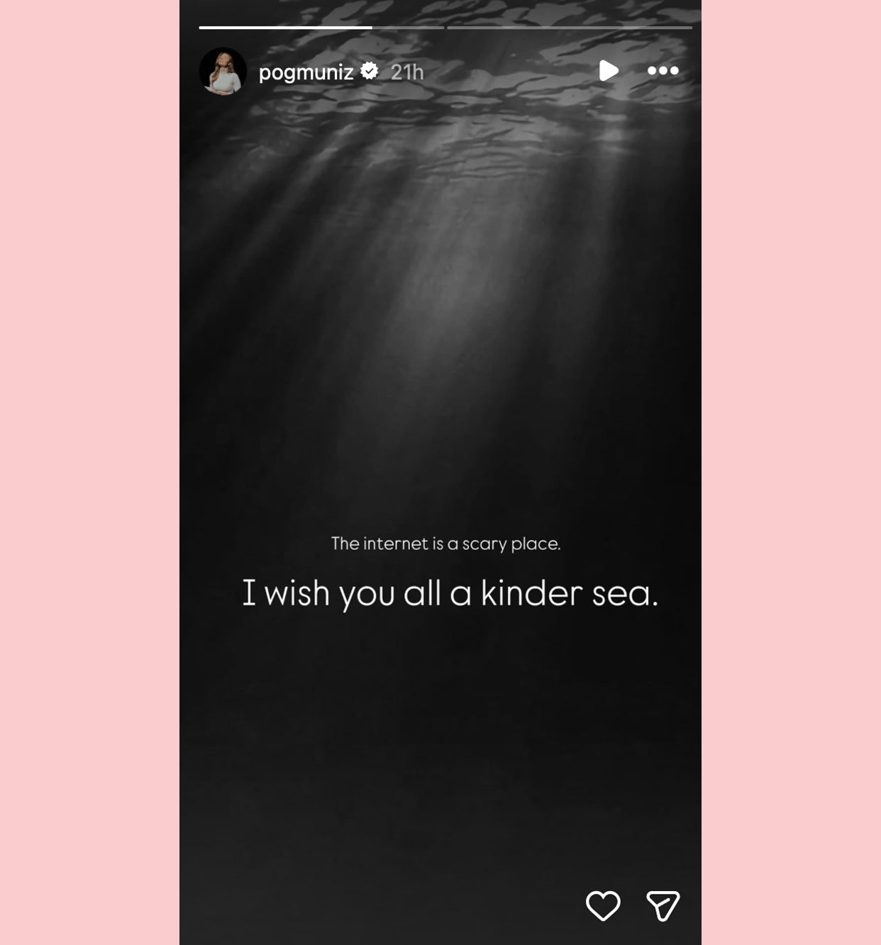 Paige Muniz response divorce