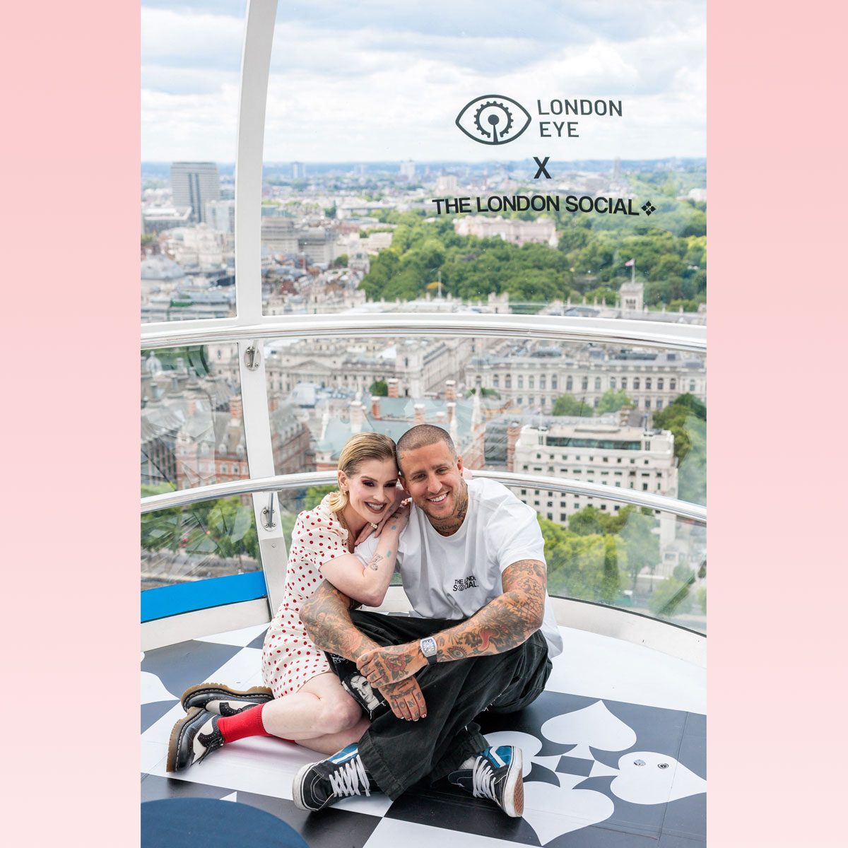 Kelly Osbourne tattoo for father Ozzy on The London Eye