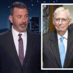 Jimmy Kimmel Pokes Fun At Mitch McConnell's Proof Of Life Photo From Hospital!
