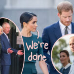 Meghan Markle 'Done' Trying To Reconcile With Prince Harry's Family After Latest Royal 'Insult'!