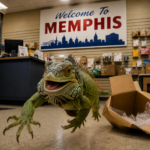 Memphis FedEx Workers Get The Scare Of Their Life When MASSIVE Iguana Hops Out Of Package -- WATCH!
