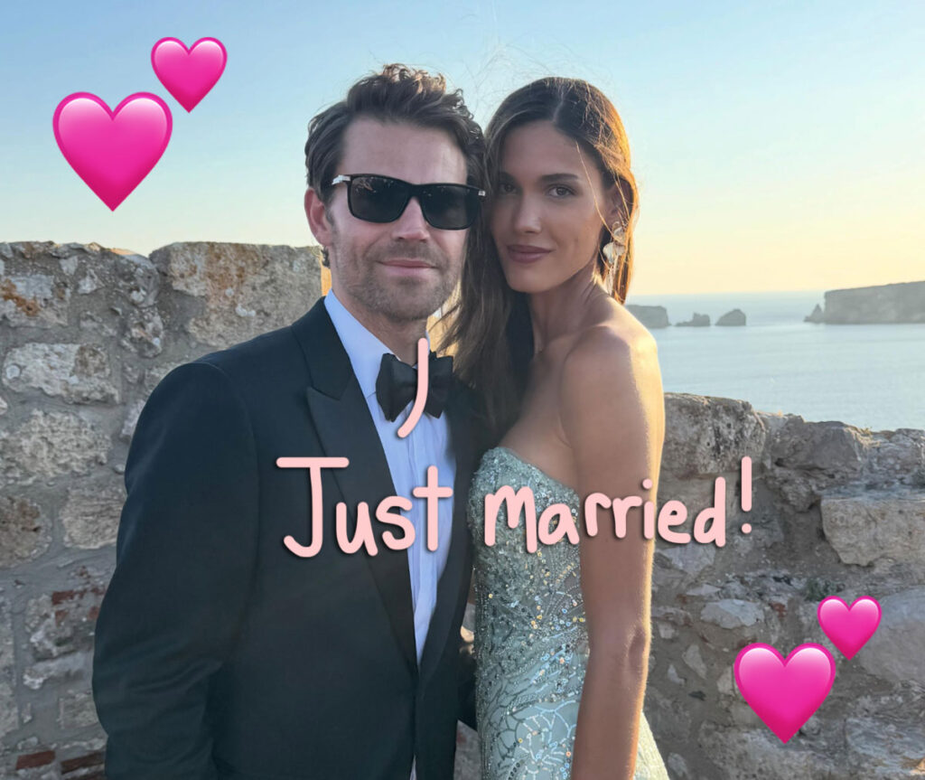Vampire Diaries Star Paul Wesley Marries Much Younger Partner Natalie Kuckenburg -- See The Intimate Wedding Pics!