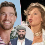 Jason Kelce Reveals Travis Kelce & Taylor Swift Sang A Duet At Their Wedding -- But How Did Trav Do??