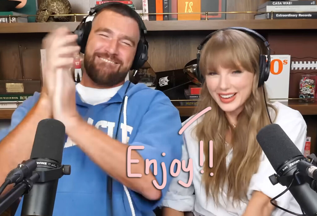 Taylor Swift & Travis Kelce Raffled Off INSANELY Expensive Gifts At Wedding -- Including A Nod To Their First Public Date!