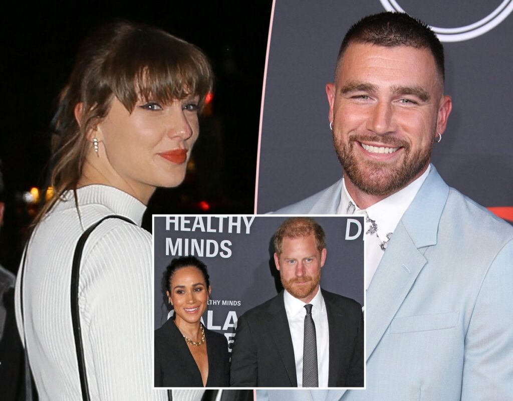 OUCH! Taylor Swift & Travis Kelce's Wedding 'Had That Harry And Meghan Feel' According To Some -- Here's Why!