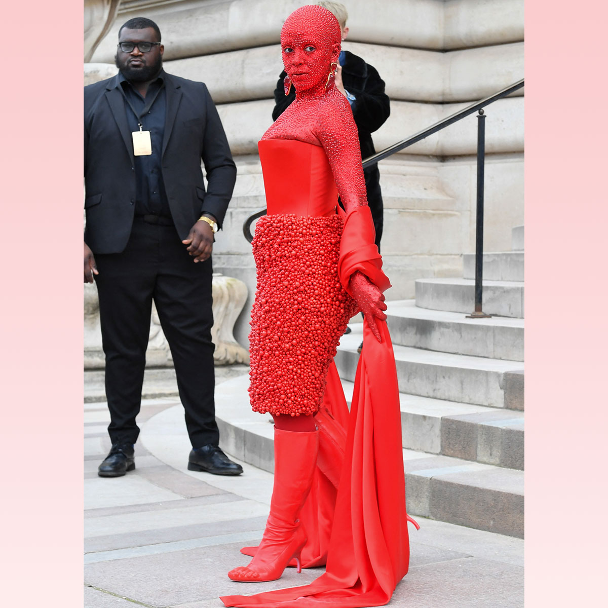Doja Cat, 2023 red Schiaparelli look
