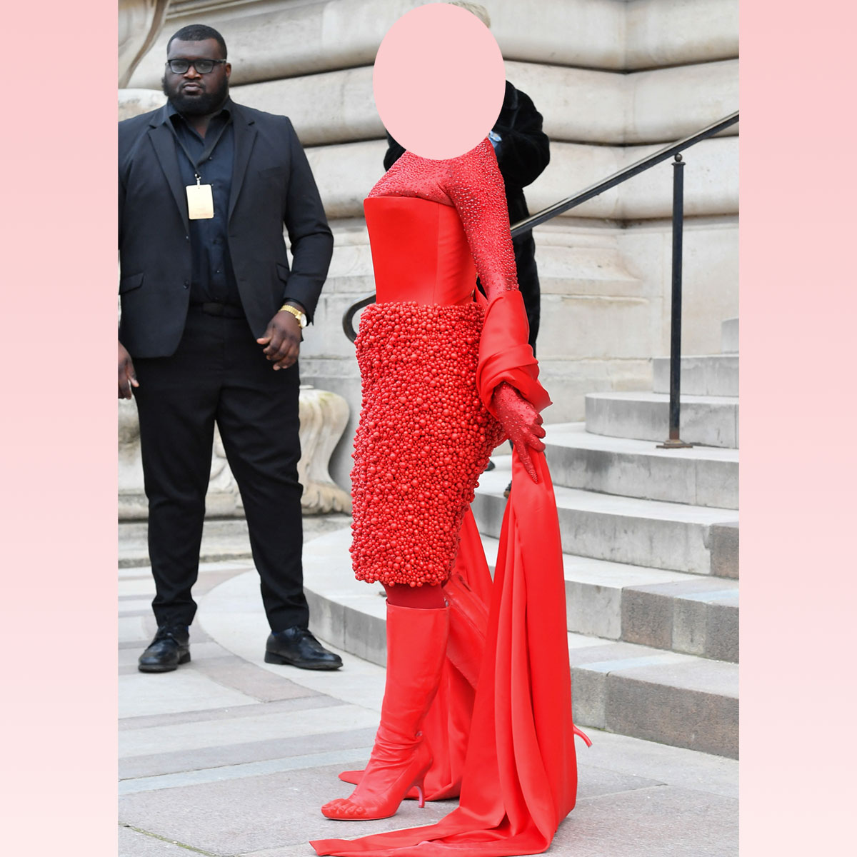 Doja Cat, 2023 red Schiaparelli look