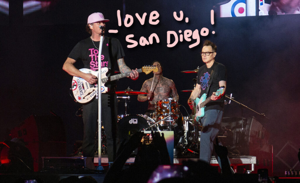 Tom DeLonge Gets Emotional At San Diego Baseball Game As Entire Stadium Sings Blink-182 -- WATCH!