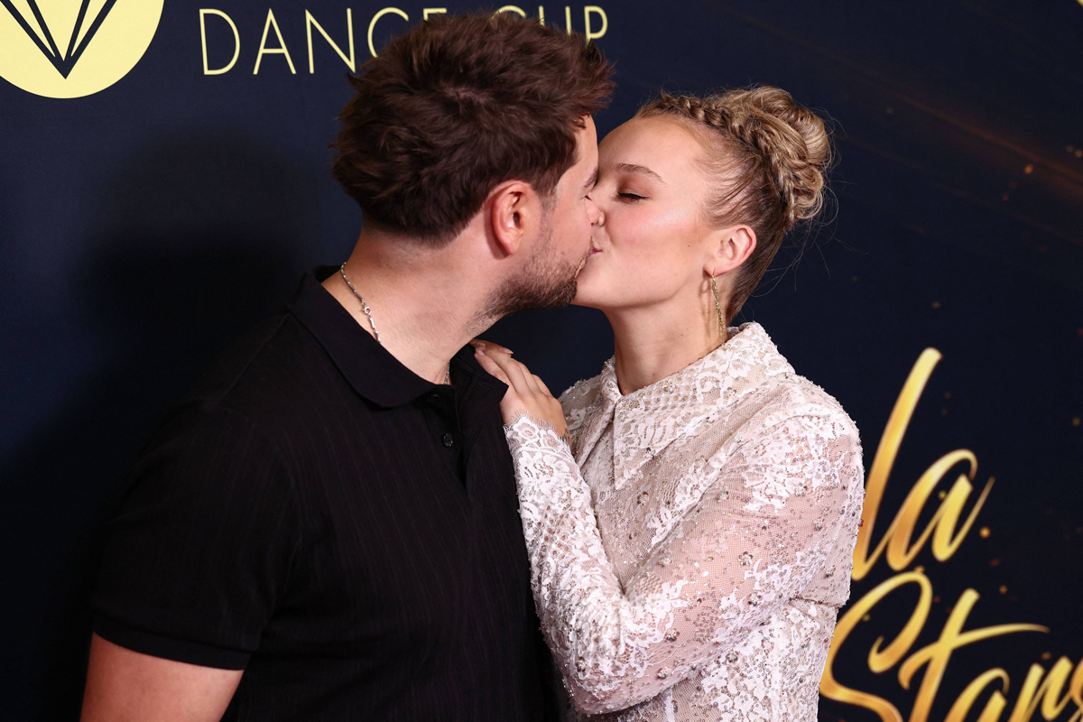 JoJo Siwa and Chris Hughes attend Dancers Againt Cancer Gala