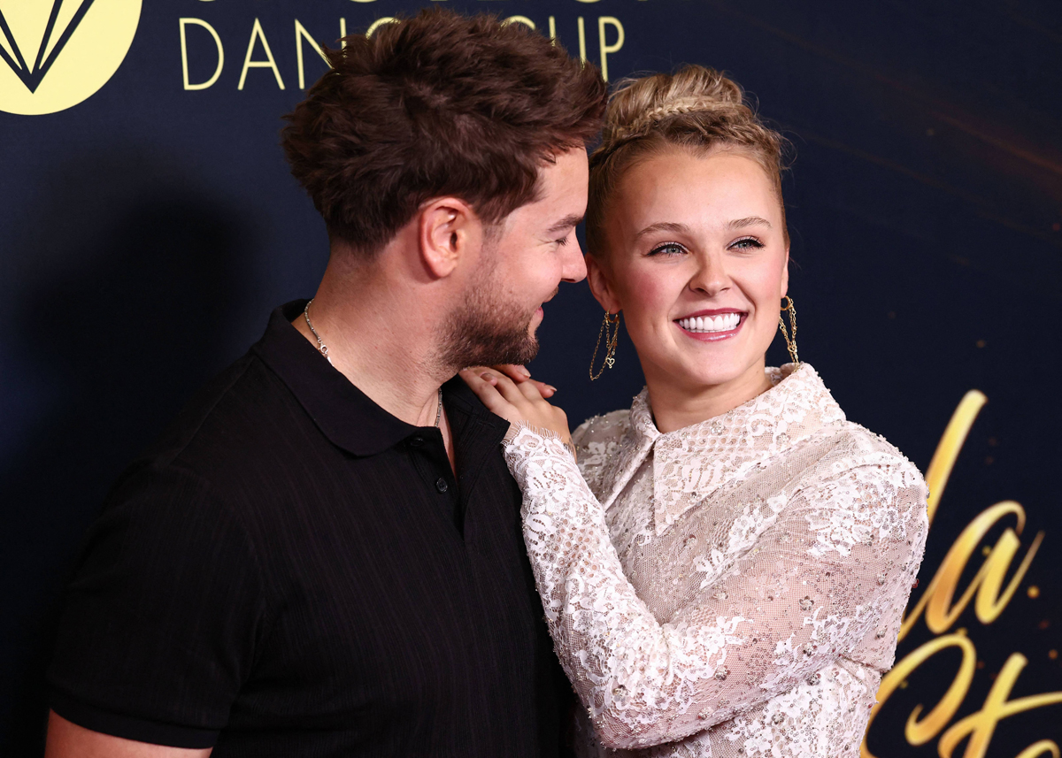 JoJo Siwa and Chris Hughes attend Dancers Againt Cancer Gala