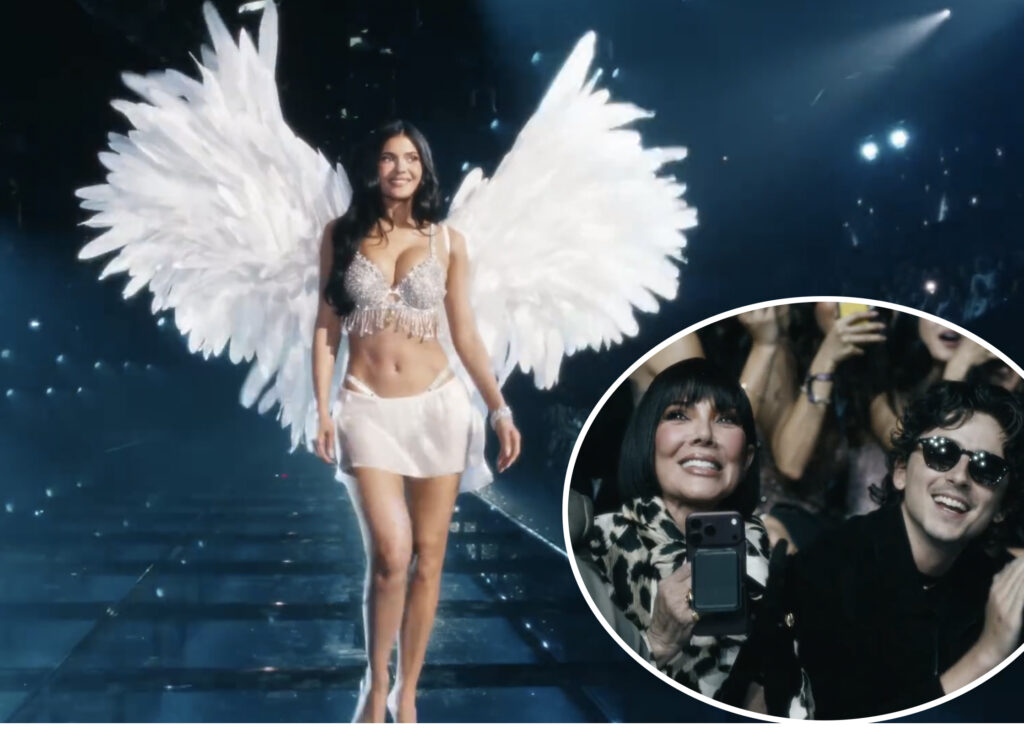 Kylie Jenner Stuns EVERYONE In Record-Breaking $50 Million Fantasy Bra During Victoria's Secret Fashion Show -- Watch Timothée Chalamet Cheer Her On!