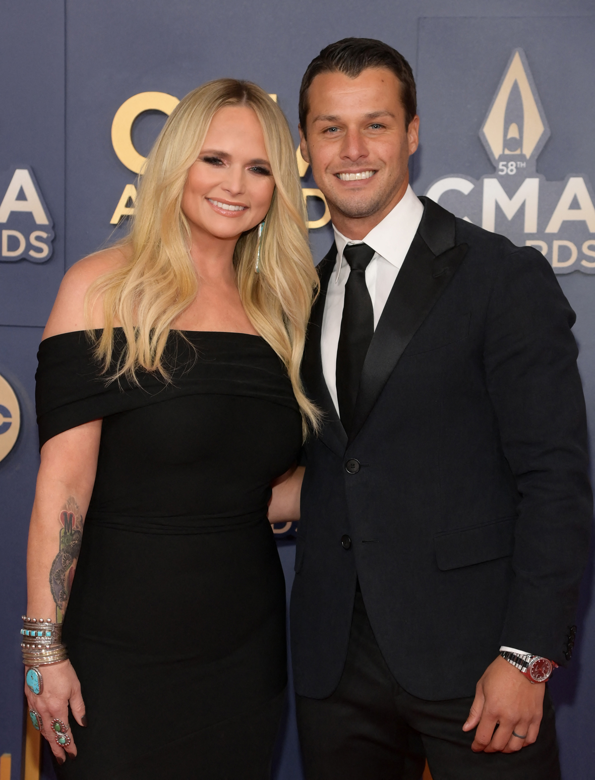 Miranda Lambert and Brendan McLoughlin at the 2024 CMA Awards