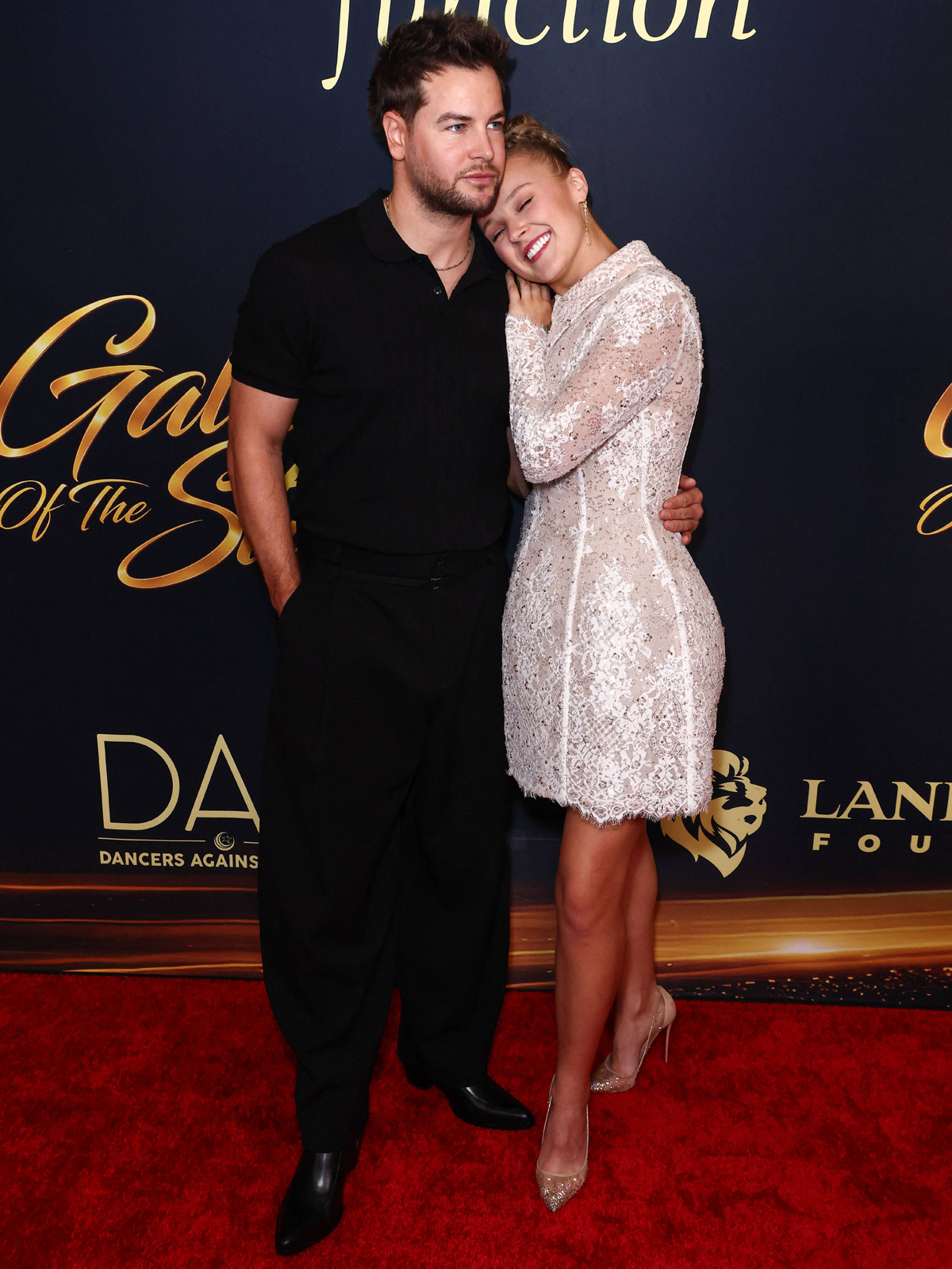 JoJo Siwa and Chris Hughes attend Dancers Againt Cancer Gala